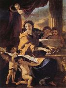 Nicolas Poussin St Cecilia Germany oil painting artist